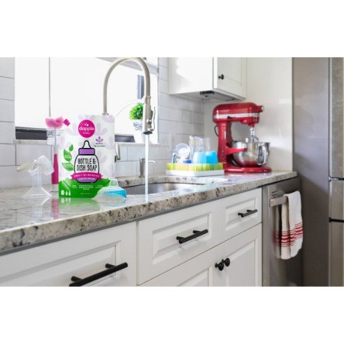 Dapple Bottle & Dish Liquid Soap Refill Lavender 34oz Sulfate Paraben Phthalate