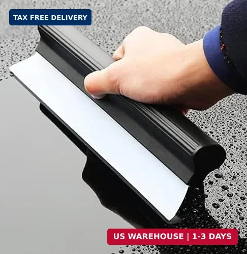 2Pack Water Blade Professional Automotive Wiper Squeegee Silicone Auto Car Dryer