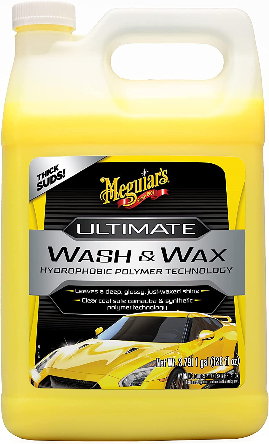 Ultimate Wash and Wax, Car Wash and Car Wax Cleans and Shines in One Step – 1 Ga