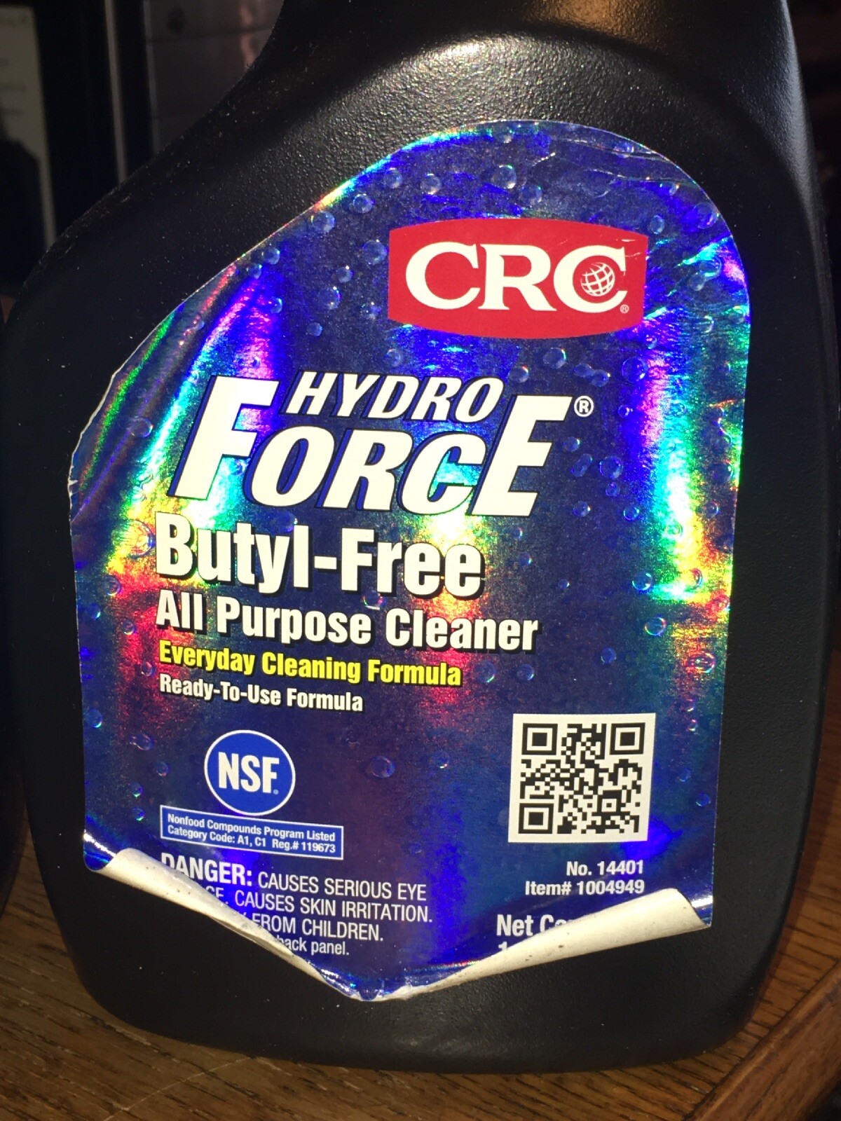 CRC 14401 All Purpose Cleaner, 32 oz. Trigger Spray Bottle. 5YK91 1 PK