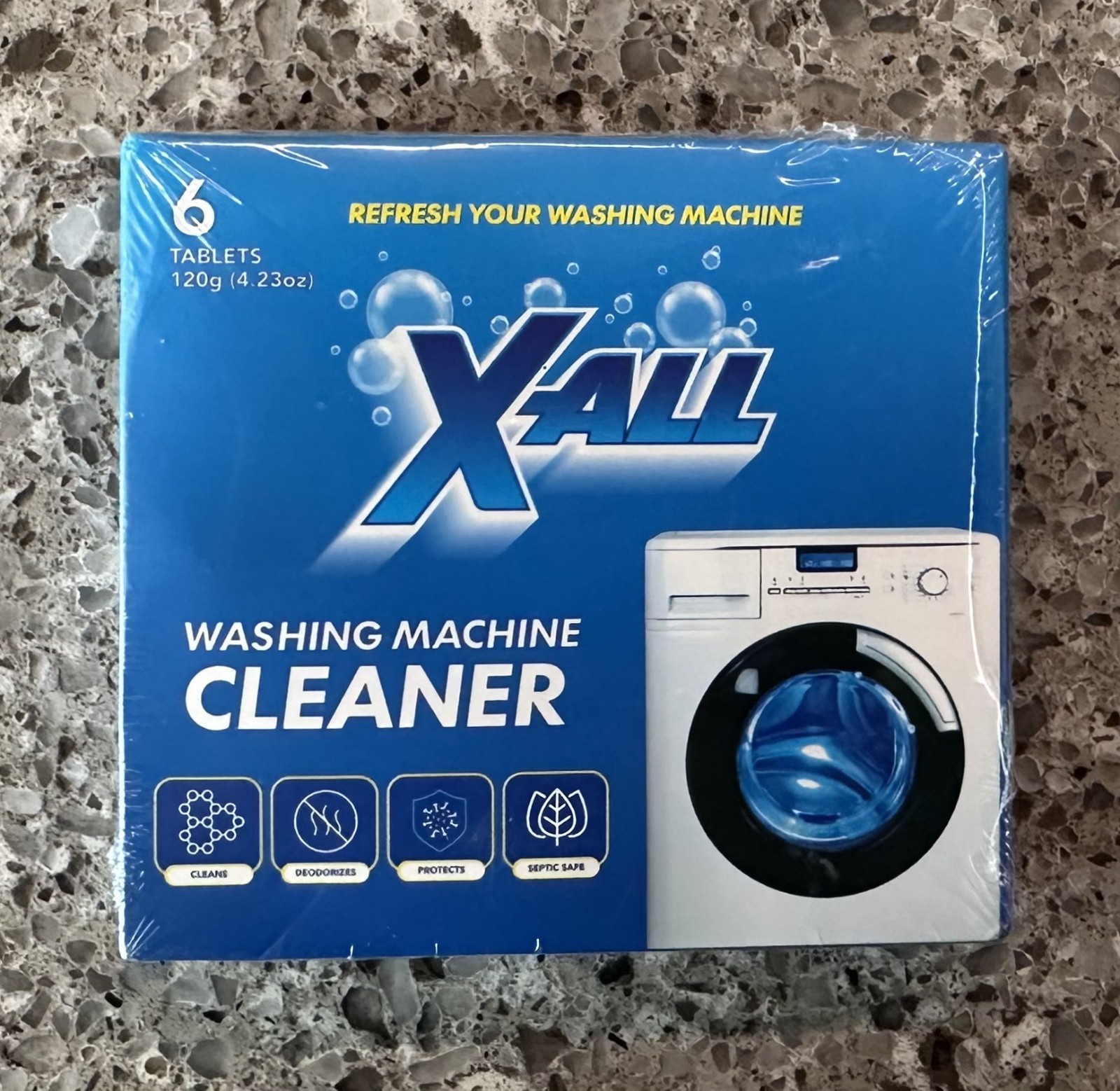 X-ALL Washing Machine Cleaner – Deep Cleaning Tablets, Cleans and refreshes