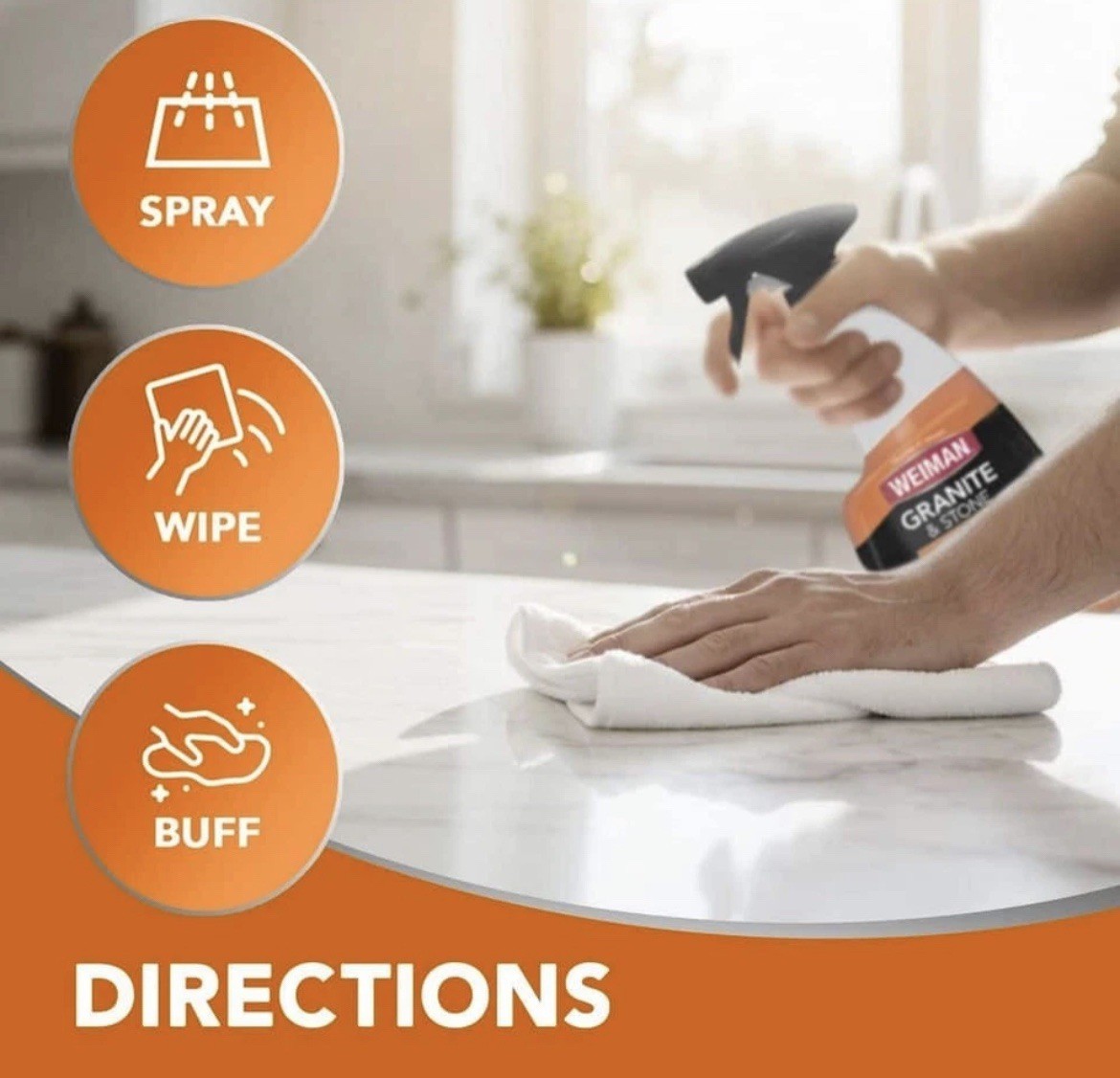 24 Oz. Granite and Stone 3-In-1 Clean Shine and Protect Countertop Polish