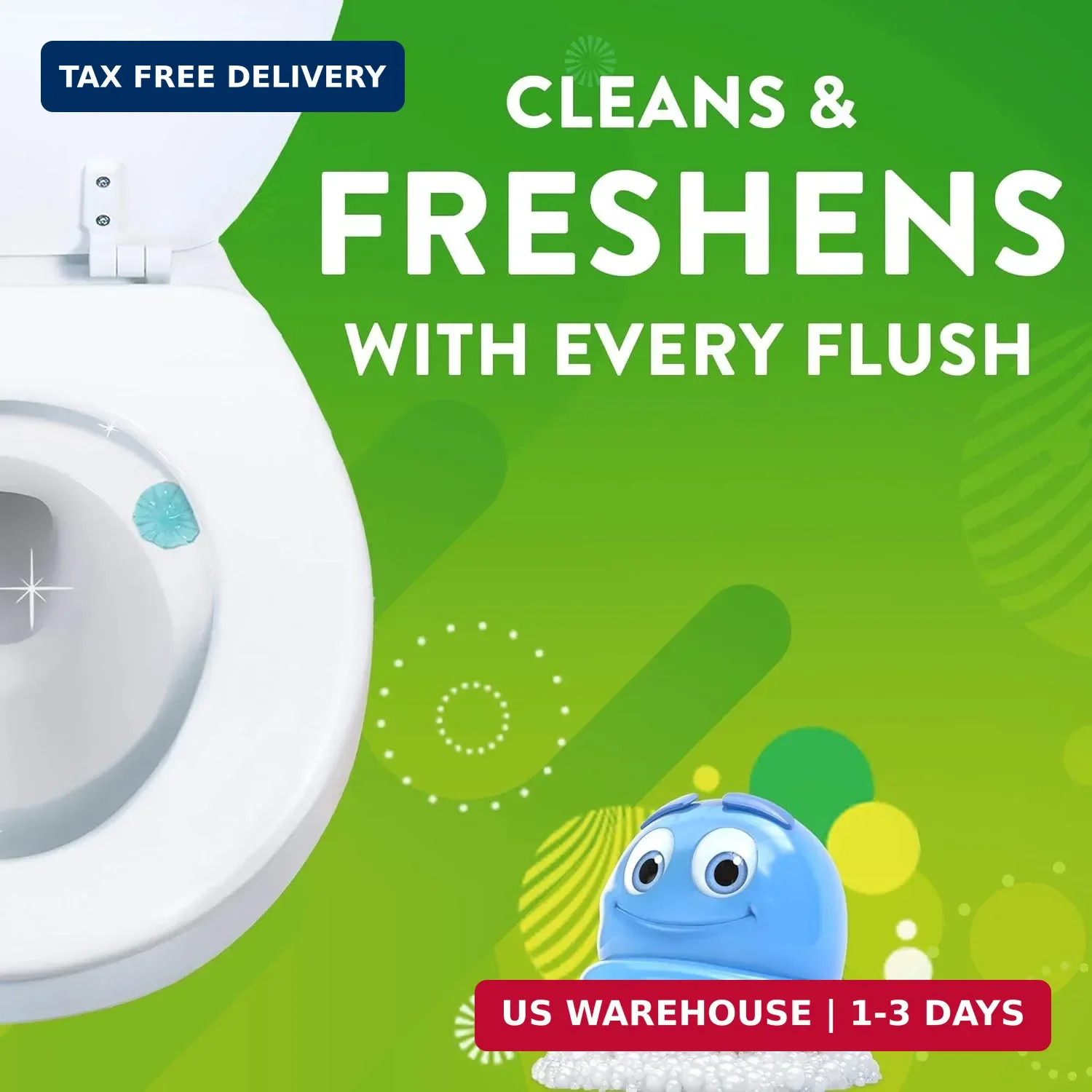 Scrubbing Bubbles Fresh Gel Toilet Bowl Cleaning Stamps, Helps Keep Toilet Clean