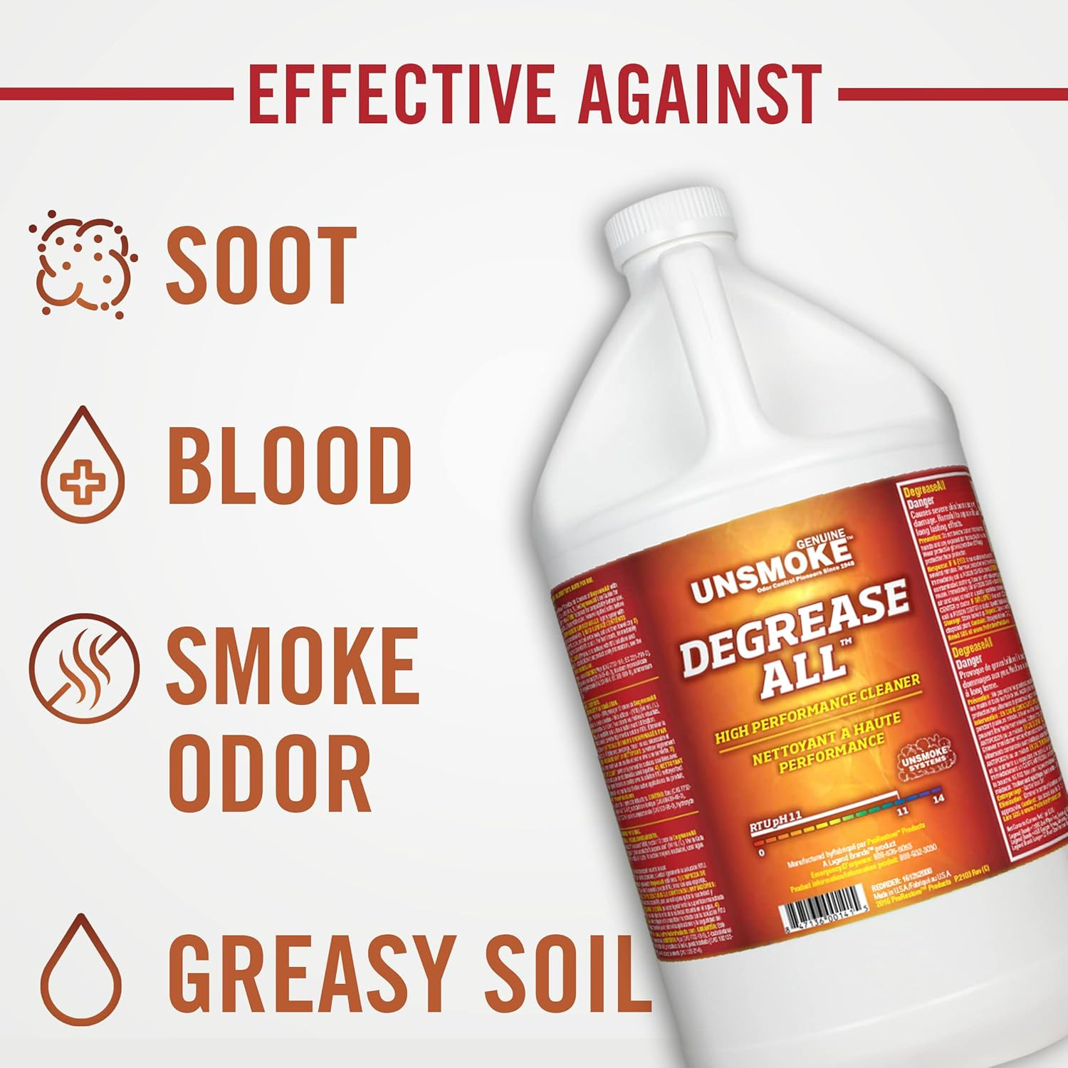 Degrease-All High-Performance Degreaser and Multisurface Cleaner, Cleaning Solut