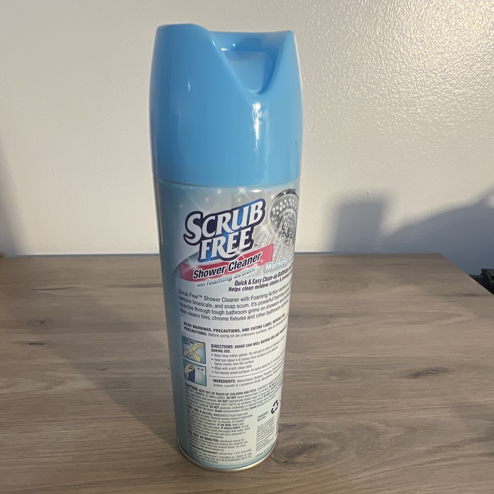 Scrub Free Shower Cleaner Foaming Action Morning Sunrise Scent Aerosol 12 oz