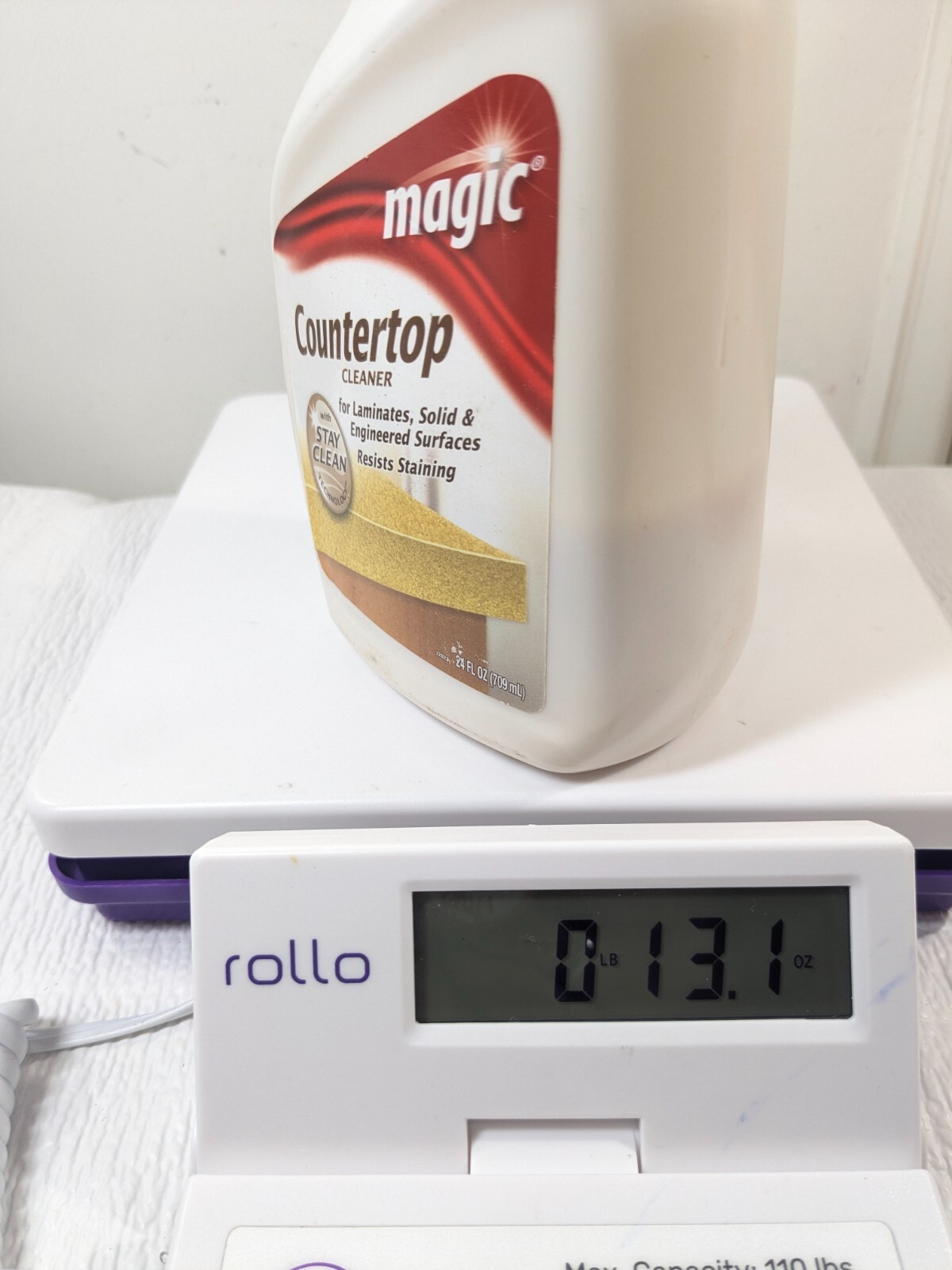 Magic Countertop Cleaner 24 oz Trigger Spray non aerosol laminate 50% full READ