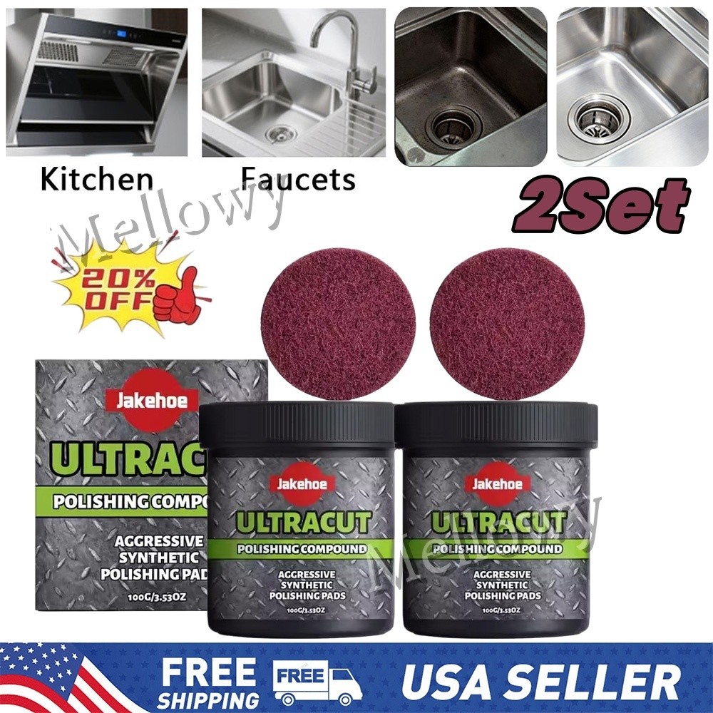 2X Surface Restoration Polish With Pad， 2026 New Polishing Compound 100G 20% OFF
