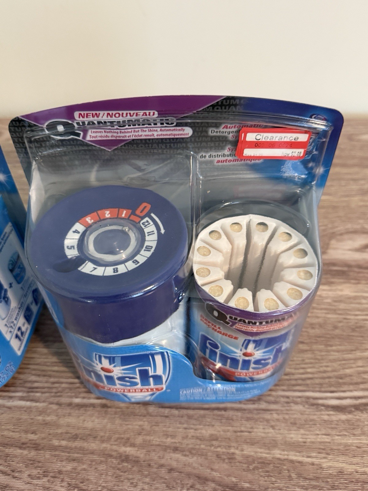 Finish Powerball Automatic Detergent Kit Dispenser Refill Set + 2 Refills.