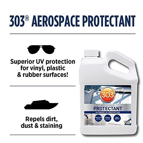 Marine Protectant Spray UV Protection, Dust & Dirt Repellent, Matte Finish 1 Gal