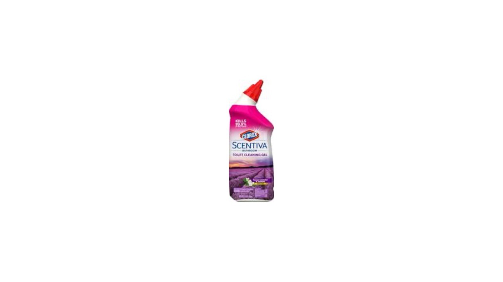 Budle of 2 Clorox Scentiva Bathroom Toilet Cleaning Gel, Lavender & Jasmine 24oz