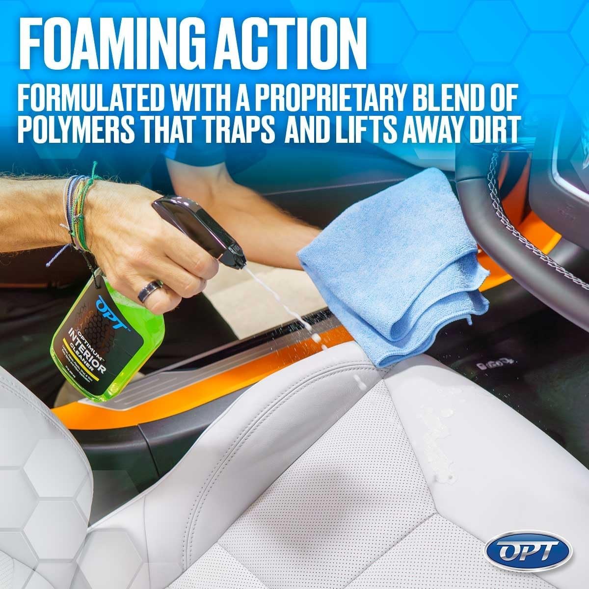 Versatile Car Interior Cleaning Spray – Safe for Leather and Upholstery