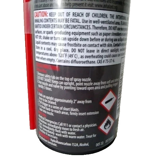Air Duster Cans Spray Electronics 2 oz Computer Keyboard Lot of 3