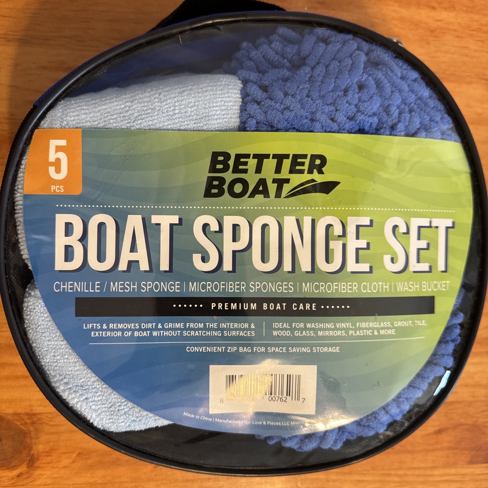 Boat Cleaner and Car Wash Sponges, Non-Scratch Microfiber Sponge and Wash Clo…