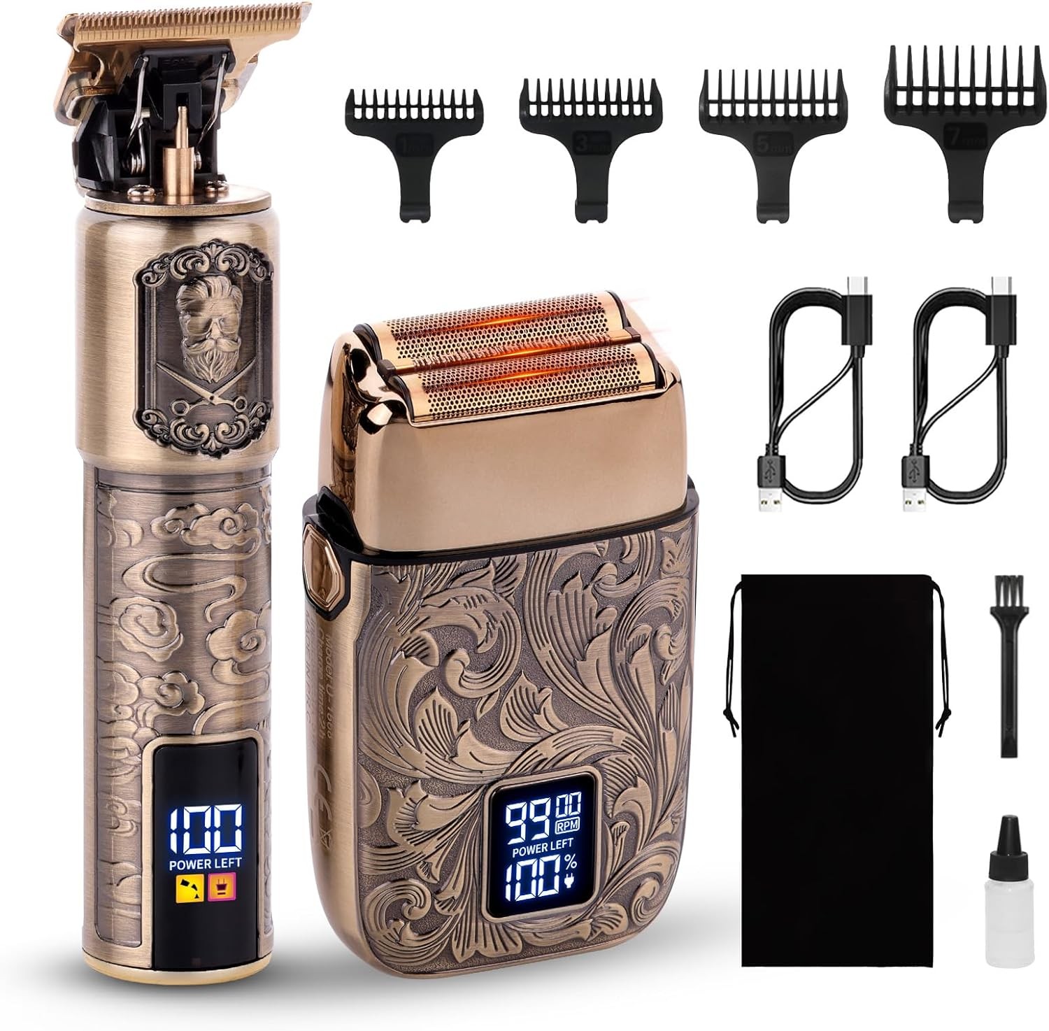 Ufree Foil Shavers Electric Razor for Men, Beard Trimmer Grooming Shaving Kit,
