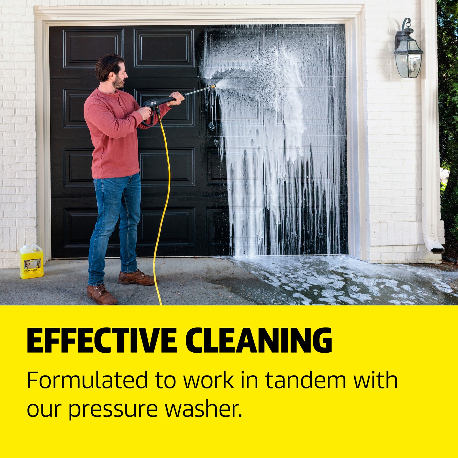 Kärcher Pressure Washer Detergent, House & Siding Cleaner – 1 Gallon