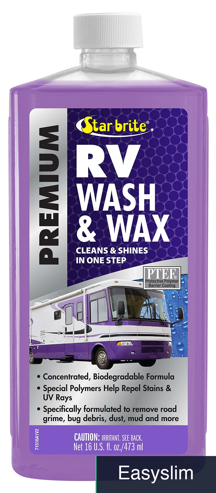 RV Wash & Wax Concentrated Cleaner with UV Protection, 16 Fl Oz