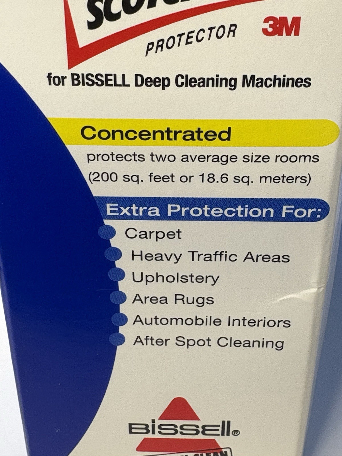New Sealed Scotch Guard Extra Protection Formula 8 fl oz. Bissell Carpet Clean