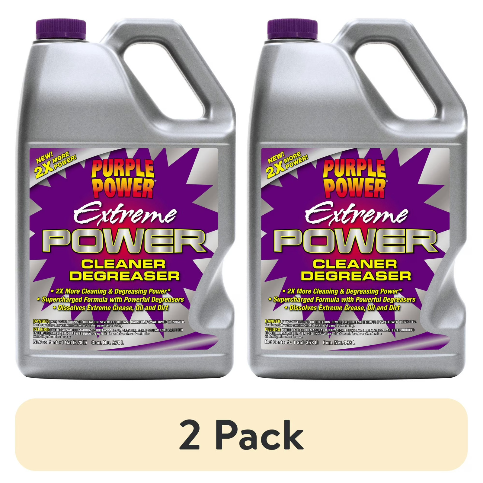 (2 pack) Purple Power Extreme Power Cleaner/Degreaser (1 Gallon)