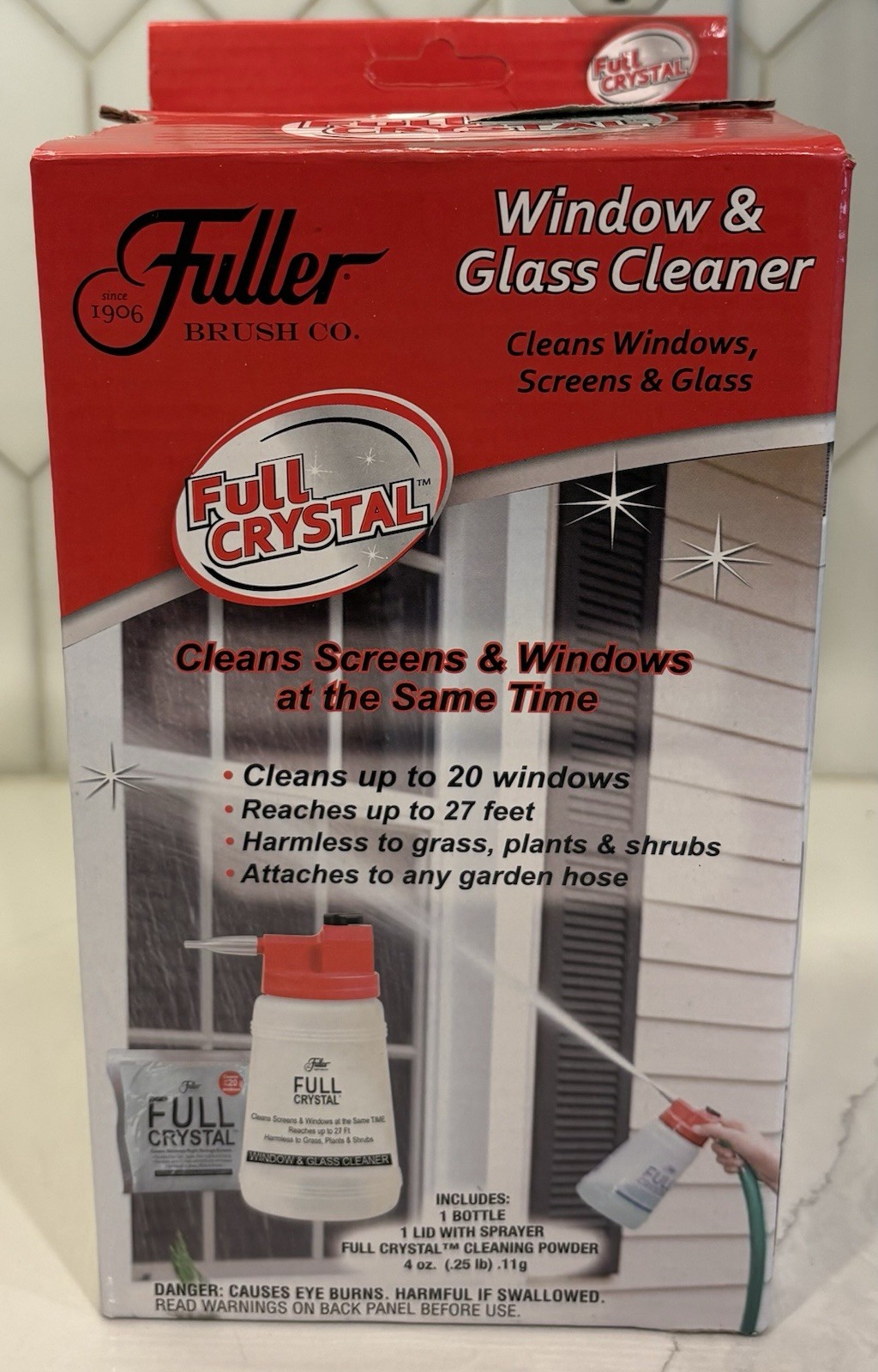 Fuller Brush FBFC-6 As Seen On TV Full Crystal Window & Outdoor Surface Cleaner