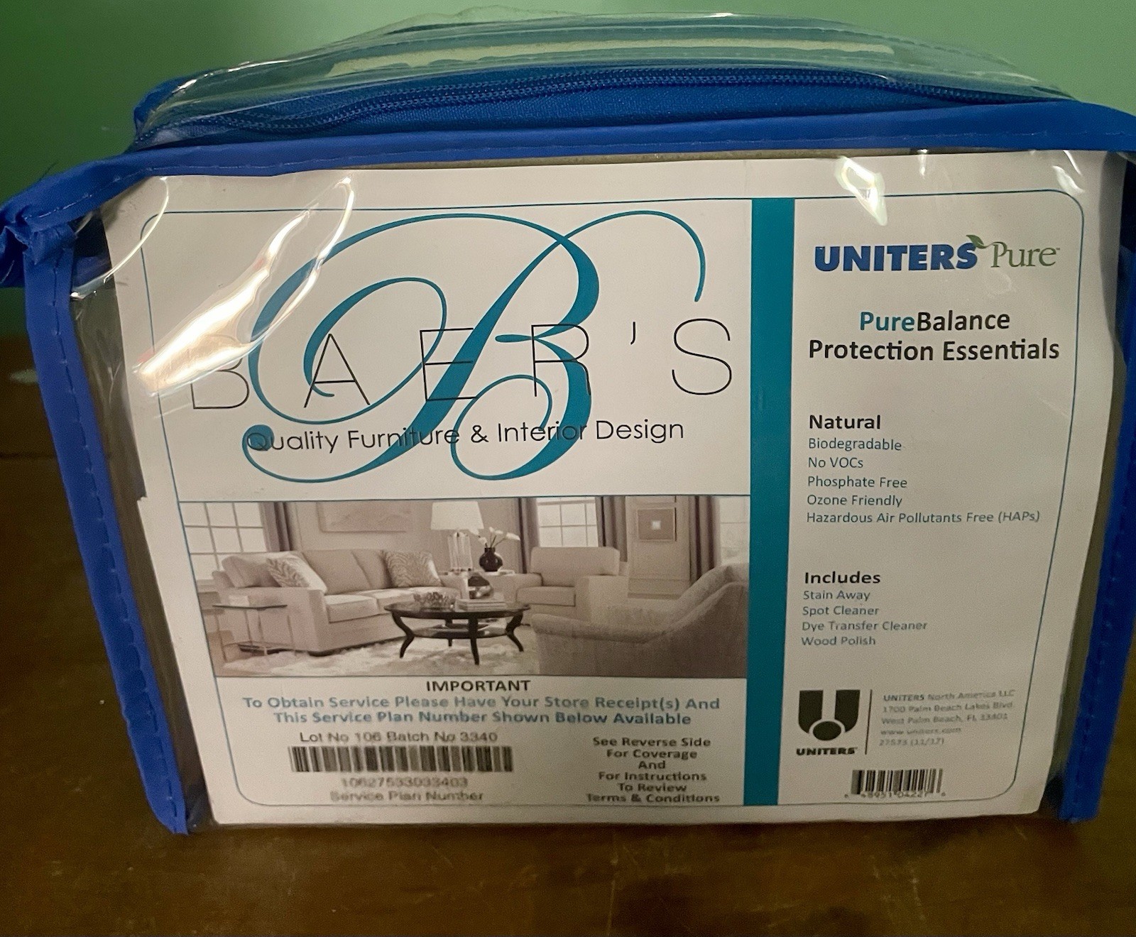 Uniters Pure Home Care Essentials All Natural Cleaner Kit Furniture Wood Leather