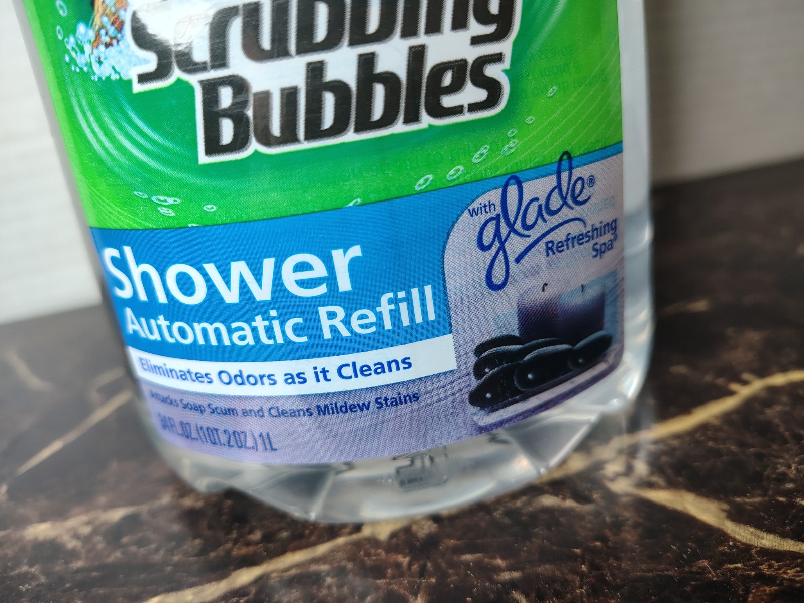 Scrubbing Bubbles Automatic Shower Cleaner Refill Glade Spa 34 oz Lot Of 2 5