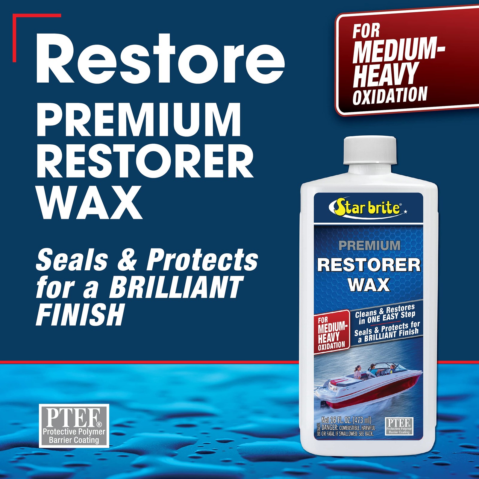 Premium Teak Care Kit 32 Oz Cleaner Brightener Oil for Boats and Fine Wood