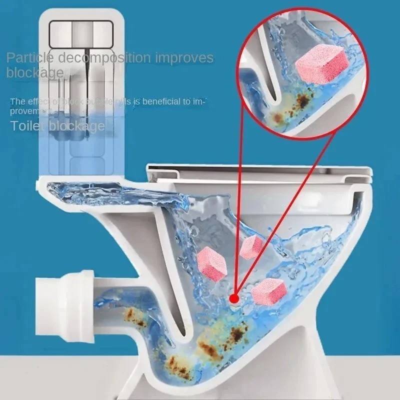 20Pcs Toilets Cleaning Effervescent Tablet Toilet Cleaner