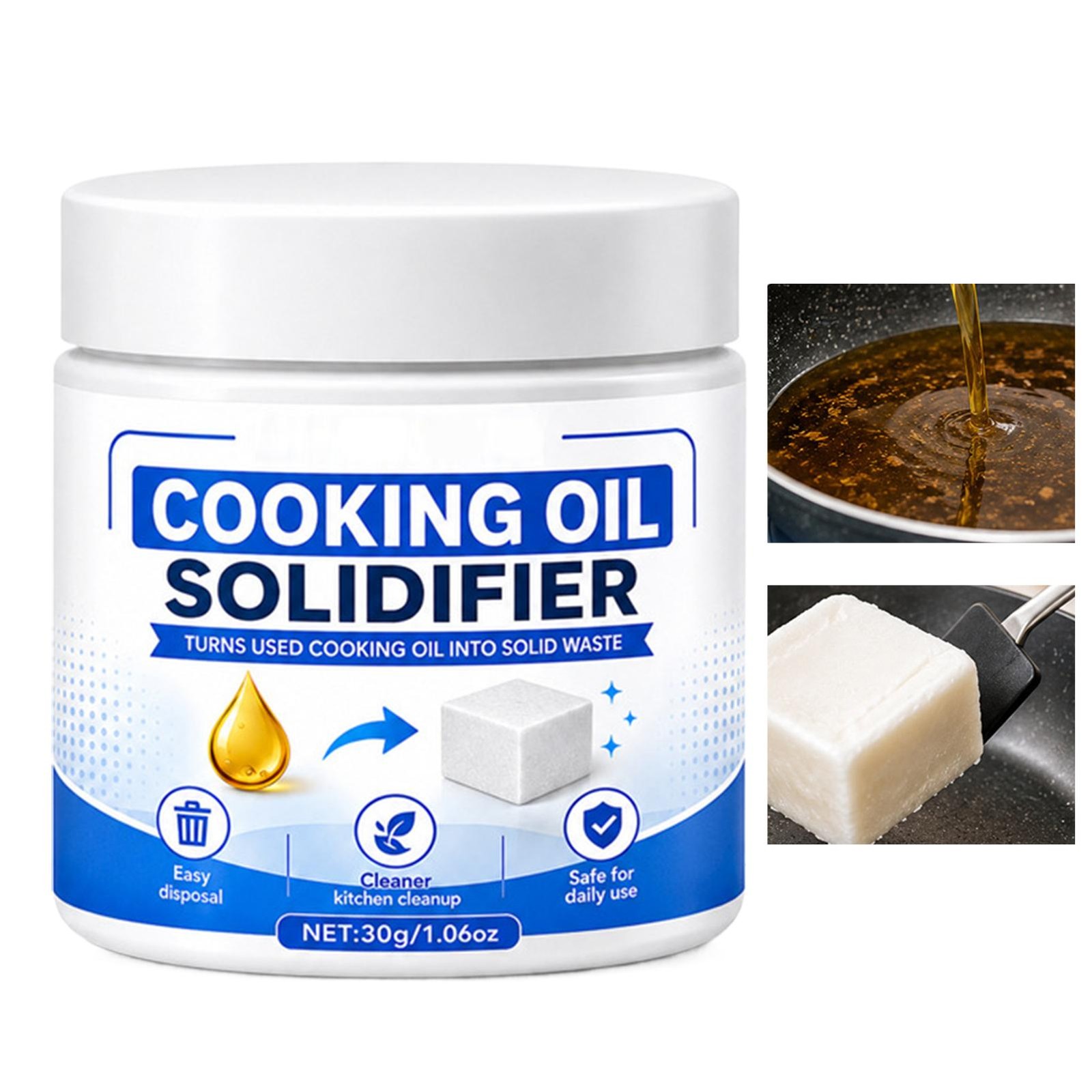 Instant Solidification Cooking Oil Solidifier, Cooking Oil Solidifier Powder, Gr