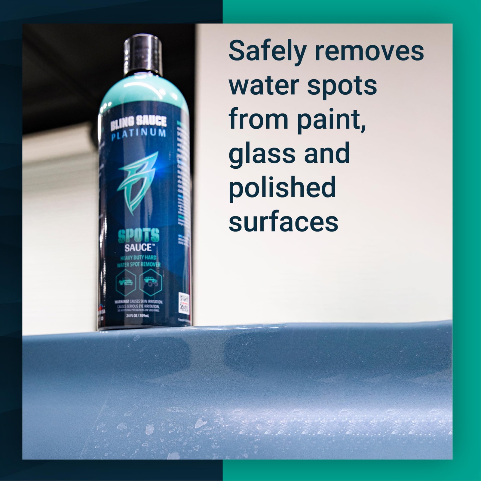 Platinum Spots Sauce, Heavy-Duty Hard Water Spot Remover for Cars, Trucks, SU…