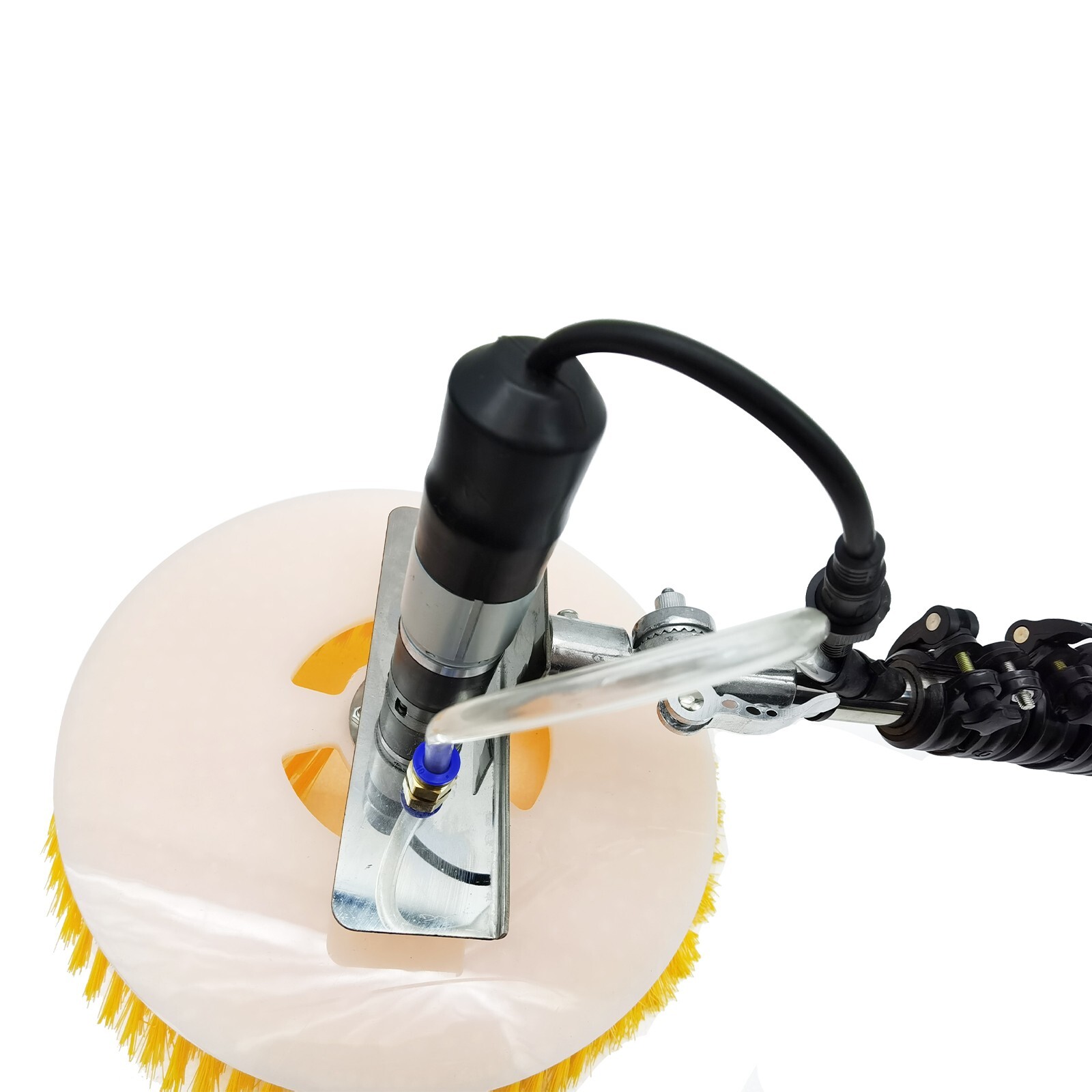 110V 13.4″ Electric Solar Panel Cleaning Machine 236″ Extension-type 350 rpm
