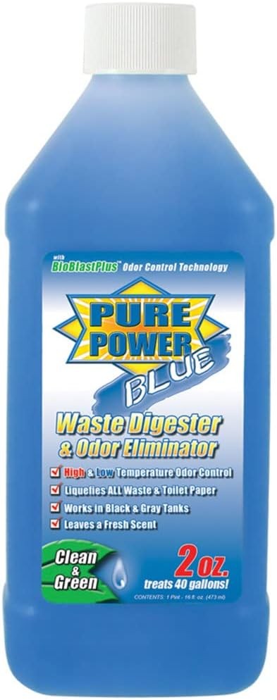 Pure Power Blue’ Waste Digester and Odor Eliminator – 16 oz. Bo Size: 16 Ounce