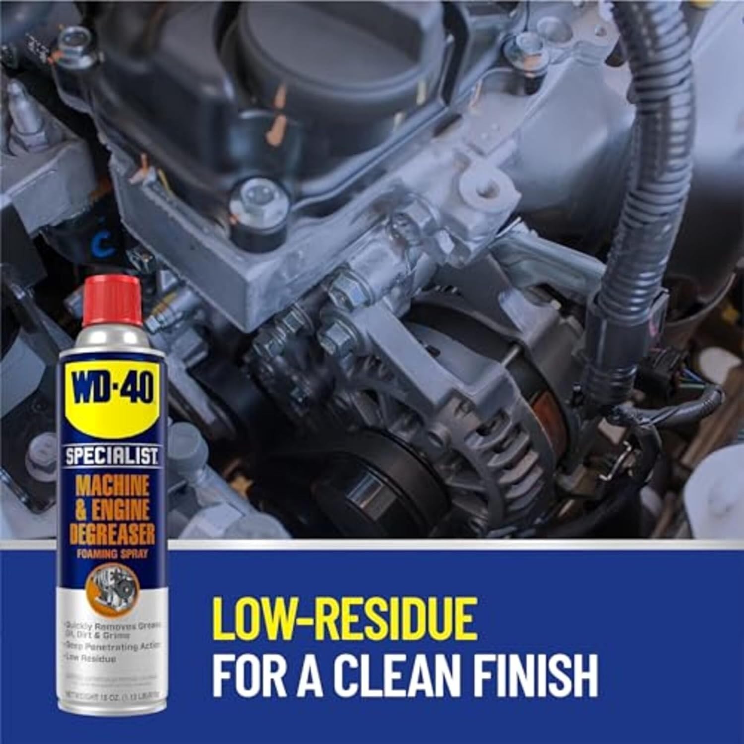 WD-40 18 Oz Machine & Engine Degreaser Spray – Unmatched Cleaning Power
