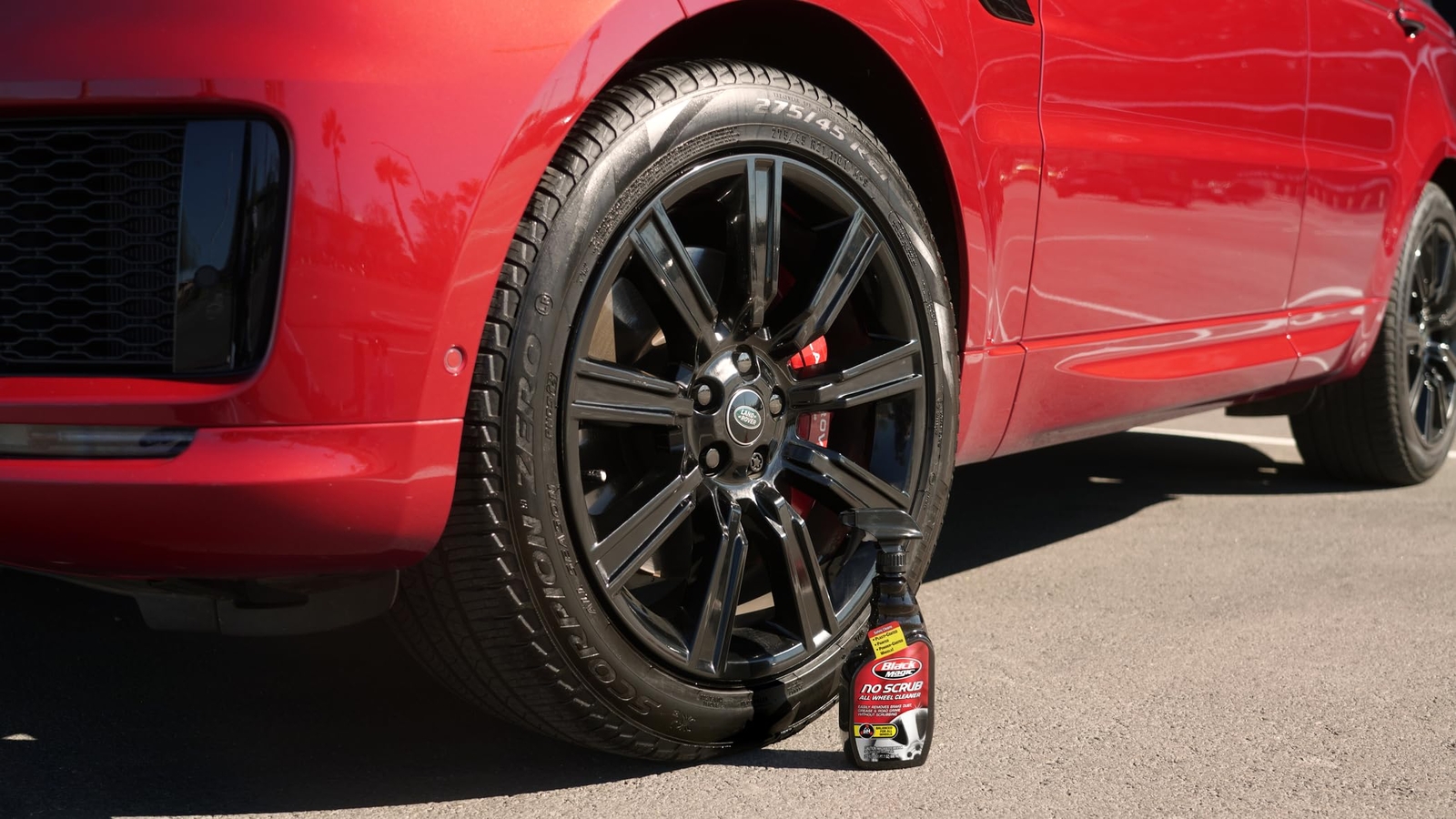 Black Magic No Scrub All Wheel Cleaner 23 Fl Oz Dissolves Dirt and Brake Dust