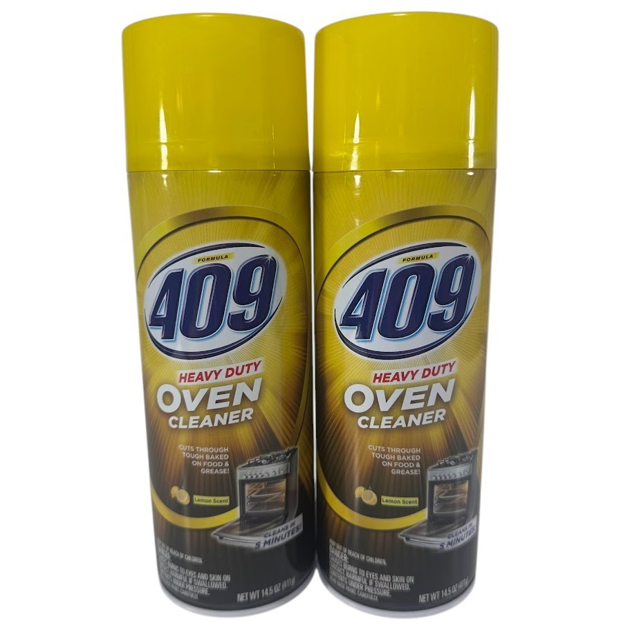 Formula 409 Heavy Duty Oven Cleaner Lemon Scent 14.5 Oz Cuts Grease – 2 PACK