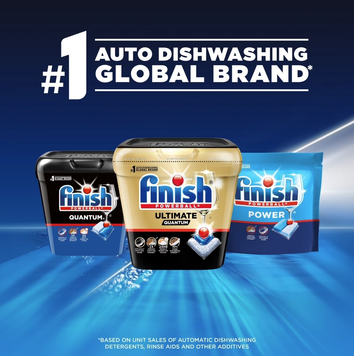 [FASH SALE] 3 Pack Finish Quantum Dishwasher Pods Advanced Clean 45 Count Tabs