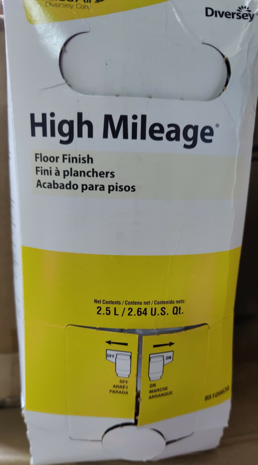 Diversey High Mileage Floor Finish 2.5L/2.64 US QT 95109638 QTY 2