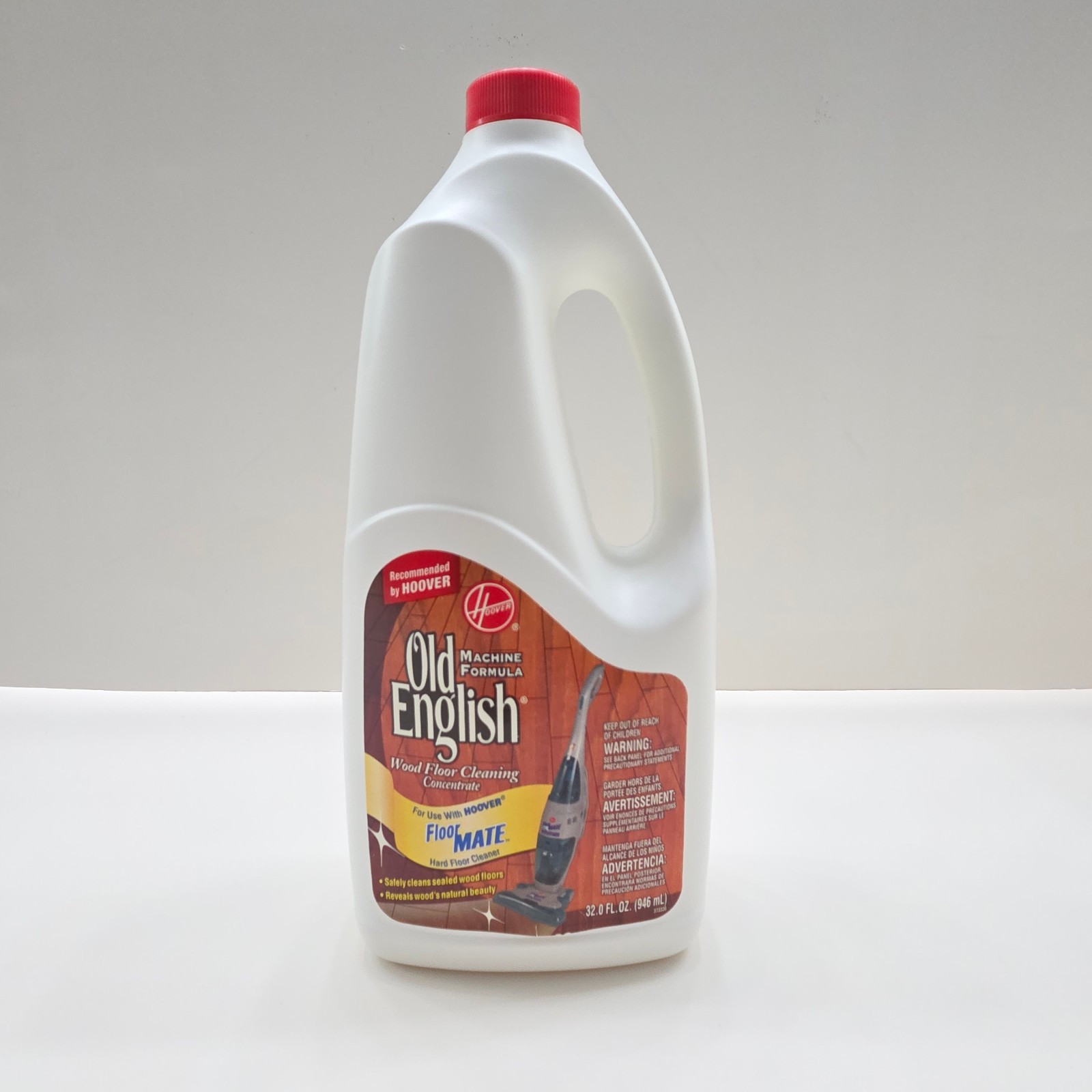 Hoover Old English Wood Floor Cleaning Concentrate FloorMate Cleaner 32oz Sealed
