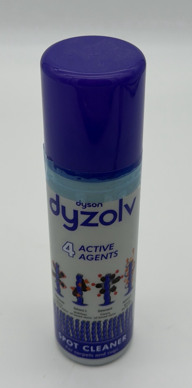 NEW Dyson Dyzolv Spot Cleaner with 4 Active Agents for Carpets & Rugs 8.5 oz