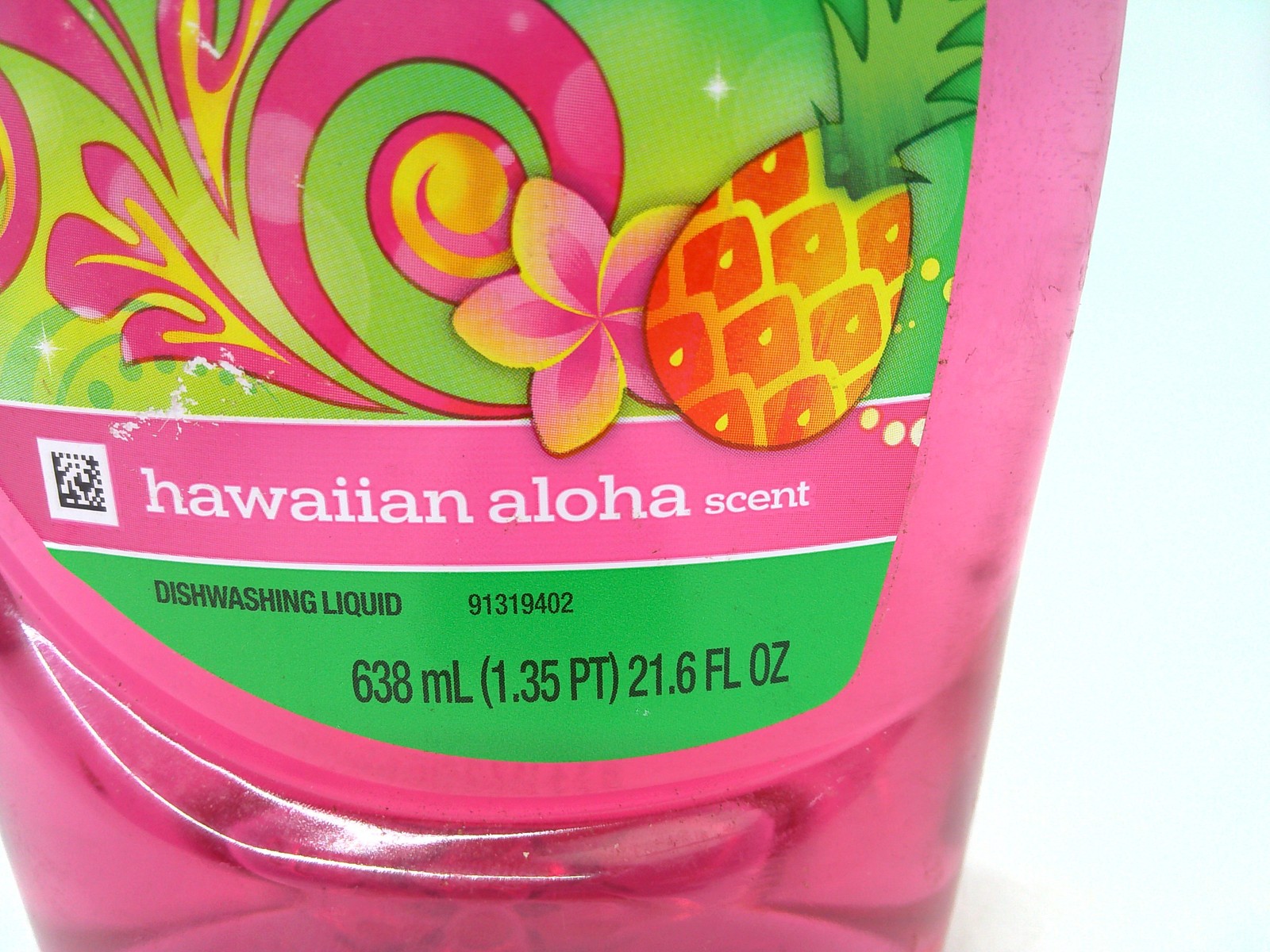 Gain Ultra Dishwashing Liquid Soap, Hawaiian Aloha Scent, 21.6 fl oz Bottle READ