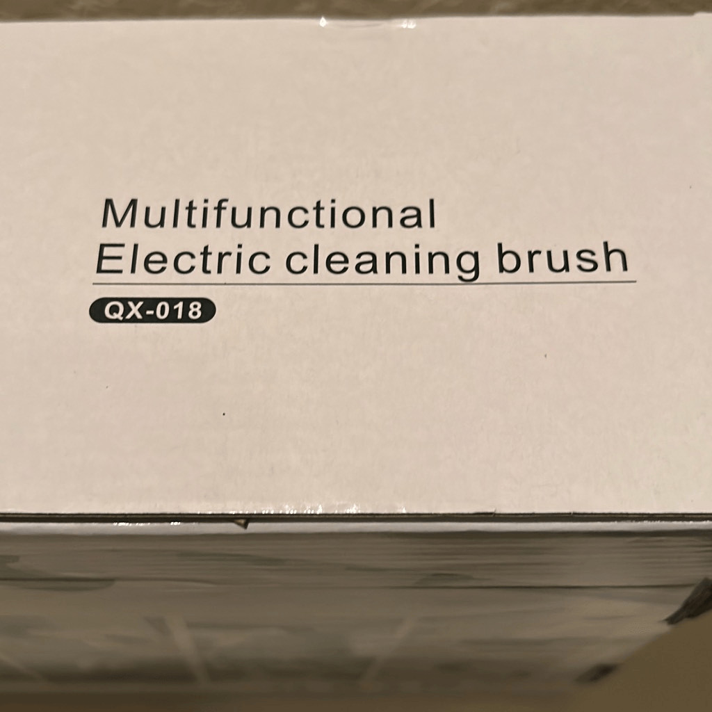 3me Lifestyle QX-018 Electric Cleaning Brush Multifunction Power Scrubber New