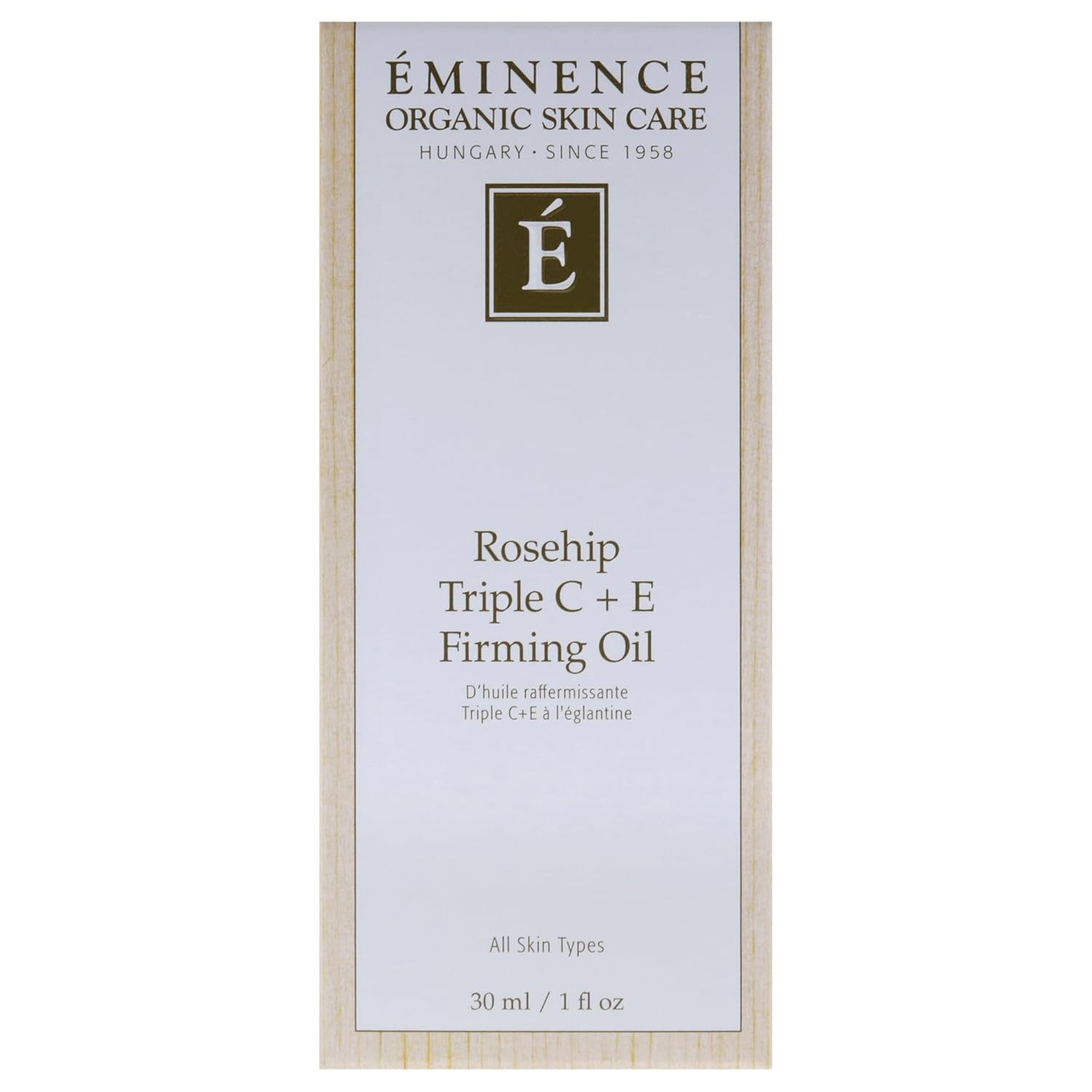 Eminence Rosehip Triple C Plus E Firming Oil for Unisex – 1 oz Oil