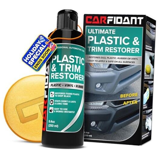 Plastic Restorer for Cars – Refreshes Faded Plastic Restorer – 8.4 fl oz