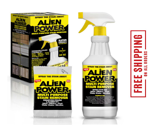 Alien Power Stain Remover Set Multi Purpose Mold Mildew Cleaner Spray Kit