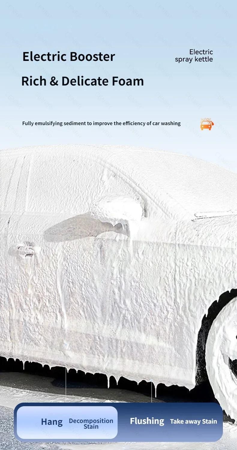 Electric Car Foam Sprayer | High Pressure Soap Washer, Auto Fine Foam Cleaning T