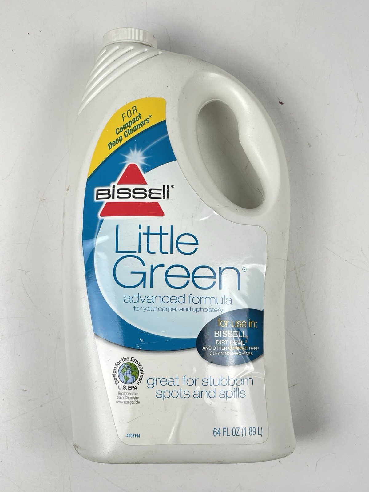 Bissell Little Green Formula Carpet Upholstery Cleaner 64 oz. Bottle – SEALED