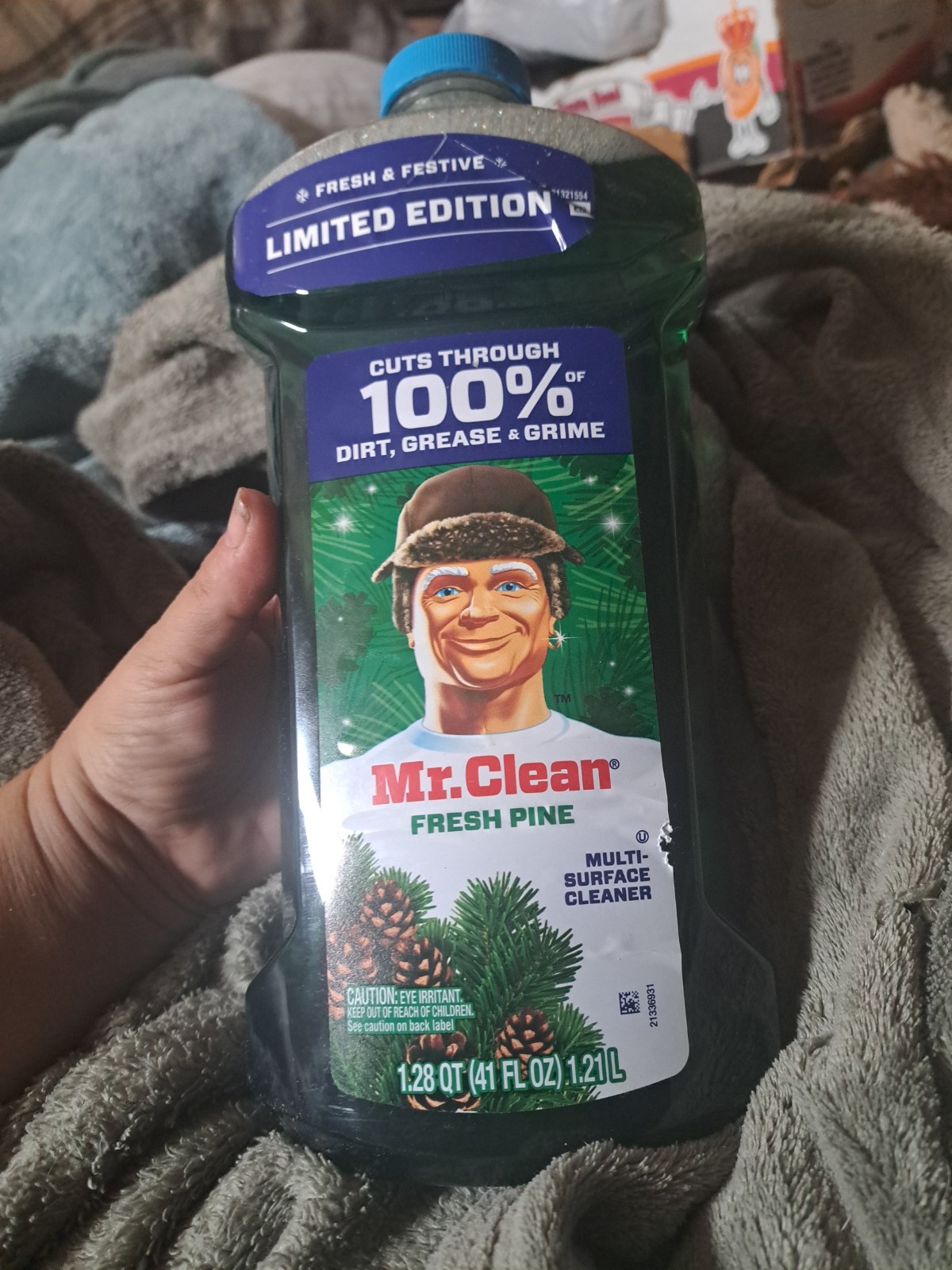 Limited Edition Mr. Clean All Purpose Cleaner, Cleaning Liquid Fresh Pine 41oz