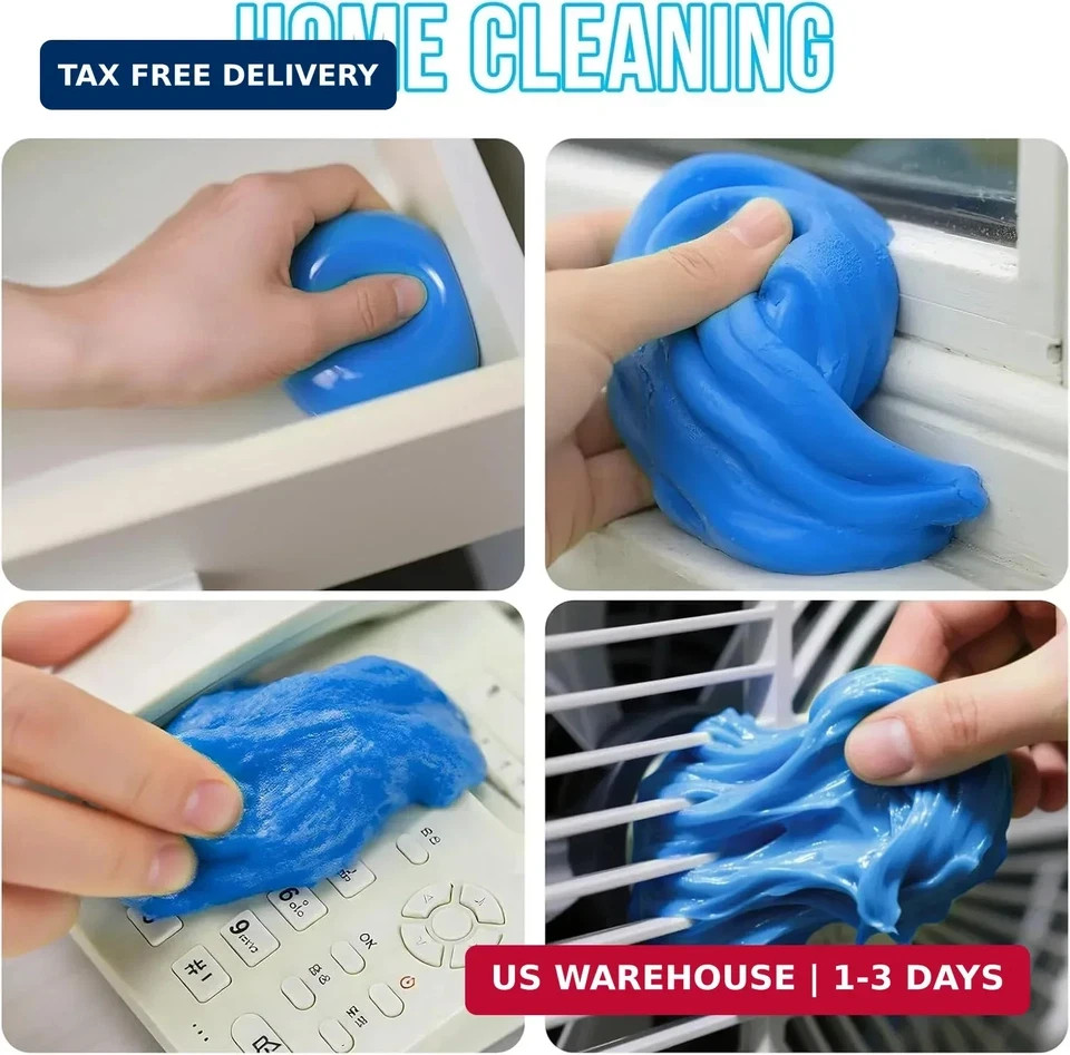 Car Cleaning Gel Car Clean Detailing Putty, Universal Car Interior Cleaner Slime