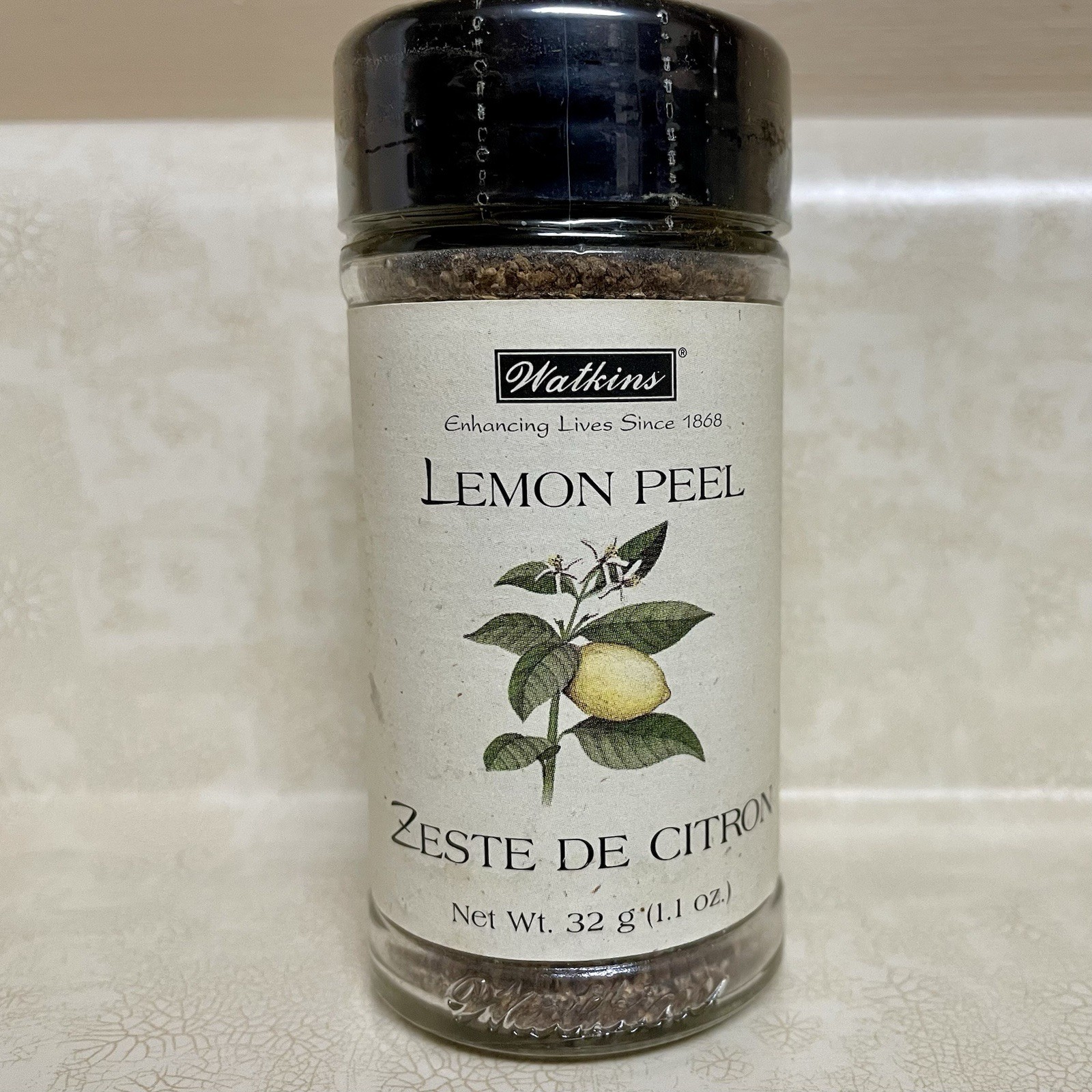 Kitchen Watkins Lemon Peel New Sealed 32 Grams