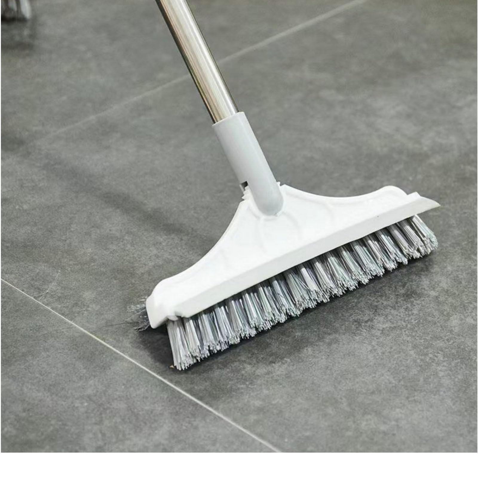 2 in 1 Cleaning Floor Scrub Brush Floor Brush Scrubber New Upgraded 53.5″ Lon…