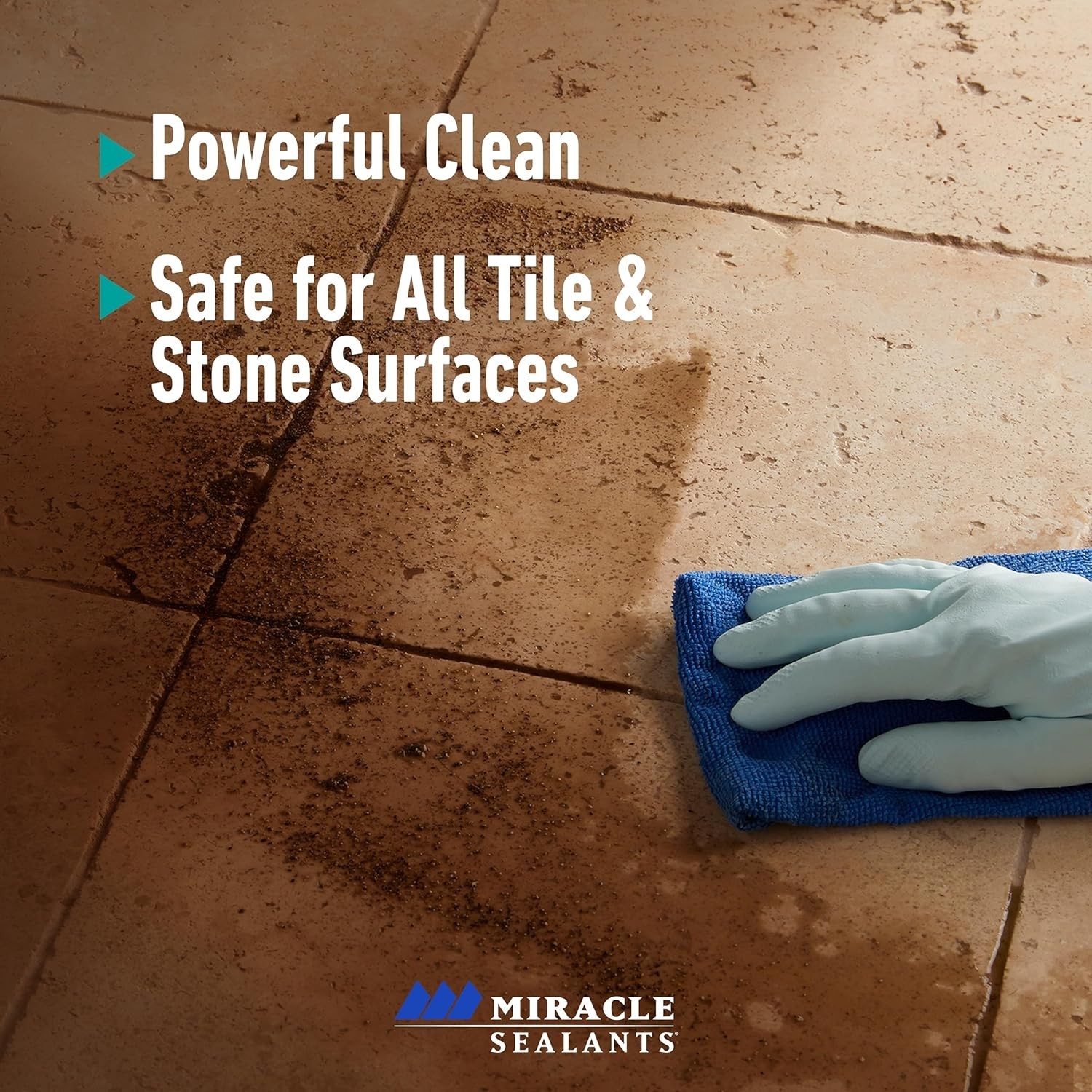 Miracle PH Neutral Non-Acidic Cleaner for Grout & Tile – 32 Oz, Safe & Effective